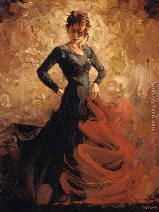 Flamenco II painting - Mark Spain Flamenco II art painting